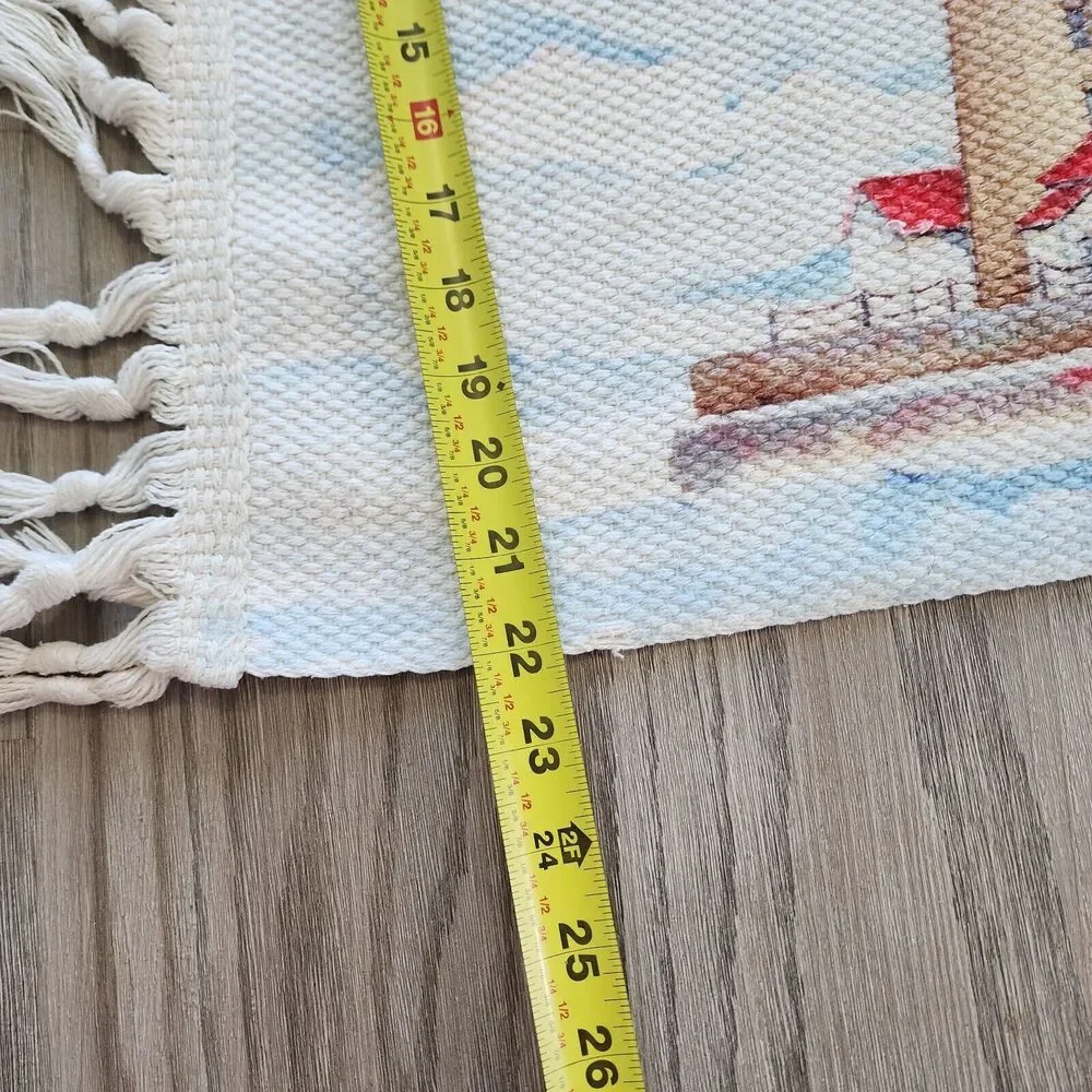 Historical Lighthouses Summer Doormat Throw Rug Fringe Indoor Outdoor 22